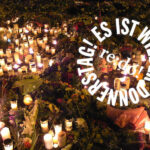 Blumen zum Gedenken an die Opfer der Anschläge in Norwegen 2011